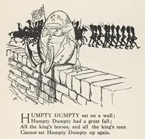 Humpty Dumpty Print circa 1912
