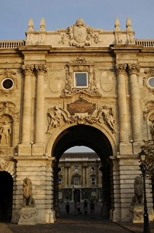 HUNGARY. BUDAPEST. Royal Palace. Door HUNGARY. BUDAPEST. Royal Palace. Door