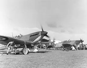World War Two Aeroplanes Prints: Hurricane & Spitfire