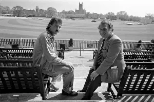 Ian Botham with Worcester Cricket Chaiman Duncan Fearnley Ian Botham with Worcester Cricket Chaiman Duncan Fearnley