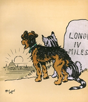 Illustration by Cecil Aldin, Jack and Jill Illustration by Cecil Aldin, Jack and Jill