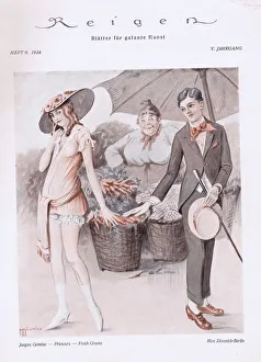Illustration from Reigen Magazine, Germany, 1924 Illustration from Reigen Magazine, Germany, 1924