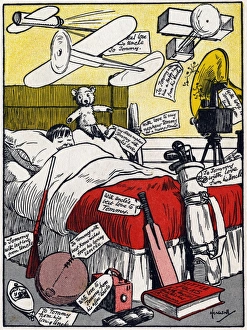 Illustration, Tommys Christmas Dream Illustration, Tommys Christmas Dream