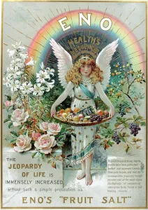 ILN Prints: Enos Fruit Salts Full Page Colour Print Advertisement