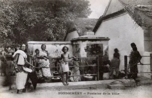 India - Puducherry District - Village Fountain India - Puducherry District - Village Fountain