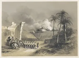 Print of the Storming of the Mundee Awa at Multan