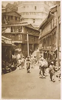 British Raj Era Images Prints: India / Simla Bazaar 1920S