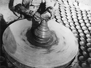 Traditional Indian Crafts Prints: Indian Potter