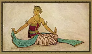 Female Dancer Pose Prints: Indonesian Dancer