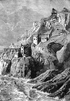 Botallack Mine Print, Cornwall 1888