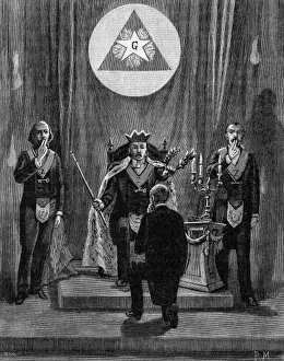 Initiation to the Master of Secrets Print, 1890s