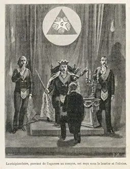 Initiation Print of a Secret Master