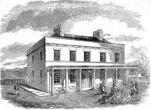 Insane Soldiers Asylum, Chatham, Kent, 1857 Insane Soldiers Asylum, Chatham, Kent, 1857
