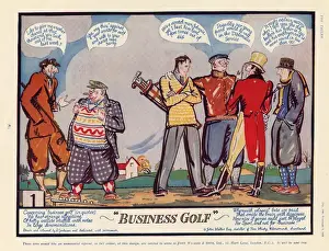Vintage Golf Illustration Prints: (insert)