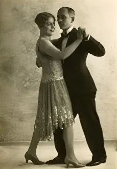 Vintage Couple Dancing Prints: (insert)