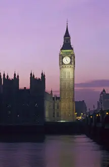 London Cityscape At Sunset Prints: (insert)
