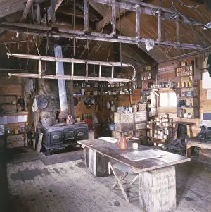 Antarctic Explorer Prints: Inside Shackletons Hut
