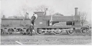 Locomotive History UK Prints: Express engine 4-4-0