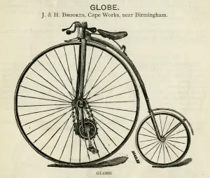Inst. Of Mechanical Engineers Prints: Early High-Wheel Bicycle Print - The Globe