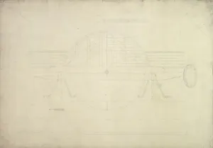 Industrial Revolution Transport Prints: Newcomens engine, unidentified drawing