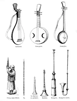 Far Eastern Instruments Print