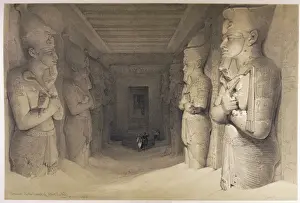 Egyptian Temple Architecture Prints: Interior - Abu Simbel