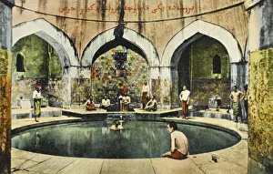 Bursa Turkey Prints: Interior of the Baths - Bursa, Turkey