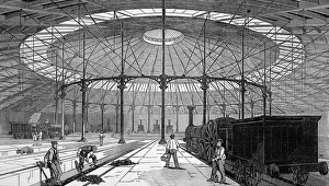 Interior of the engine house at Camden Town Interior of the engine house at Camden Town