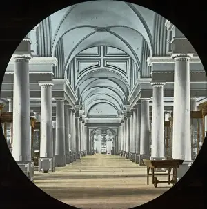 Victorian Era London Streets Prints: Interior of a Museum