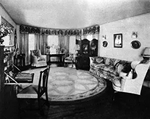 Interior of Pickfair, Beverly Hills Home Print 1928
