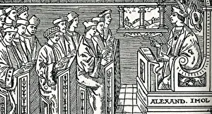 Historical Education Images Prints: Interior of a school