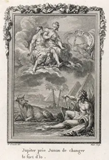 Zeus Mythology Prints: Io Human Again