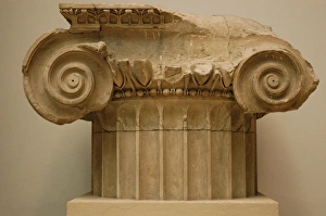 Ionic capital. Temple of Artemis Leucophryene. 3rd-2nd centu Ionic capital. Temple of Artemis Leucophryene. 3rd-2nd centu