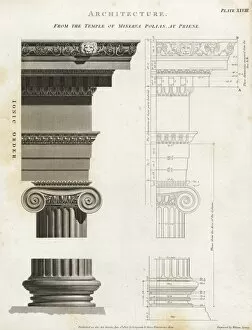 Abrahamrees Collection: Ionic column from the temple of Minerva Polias at Priene