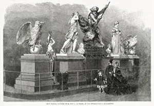 Iron figure castings by M. Ducel of Paris, in the International Exhibition in London Iron figure castings by M. Ducel of Paris, in the International Exhibition in London