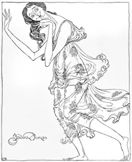 American Performing Artists Prints: Isadora Duncan / Klods