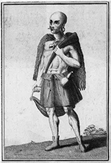 Islamic Print of a Santon Abdal Figure