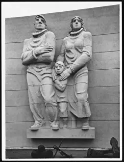 The Islanders Print: A Relief Sculpture of British Resilience