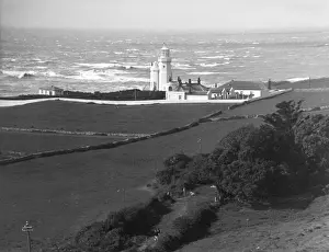 Hampshire England Landmarks Prints: Isle of Wight Lighthouse