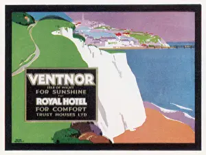 Prints of Isle of Wight: Ventnor Victorian Architecture Prints: Ventnor Isle of Wight Print