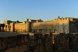 Israel. Jerusalem. Section of the walls. Old City Israel. Jerusalem. Section of the walls. Old City