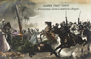 Italo-Turkish War (1911-12) - Cavalry Charge Italo-Turkish War (1911-12) - Cavalry Charge