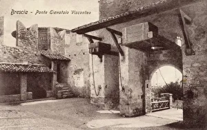 Italy - Brescia - Ponte Elevatoio Visconteo Italy - Brescia - Ponte Elevatoio Visconteo