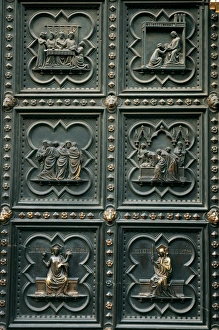 Italy. Florence. South Gate of the Baptistery Italy. Florence. South Gate of the Baptistery