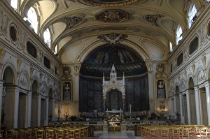 Italy. Rome. Basilica of Saint Cecilia in Trastevere Italy. Rome. Basilica of Saint Cecilia in Trastevere