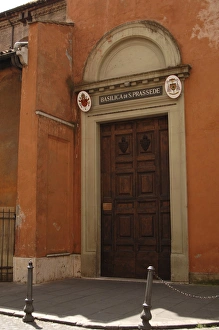 Italy. Rome. Basilica of Saint Praxedes. 8th-9th centuries Italy. Rome. Basilica of Saint Praxedes. 8th-9th centuries