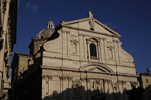 Italy. Rome. The Church of the Gesu. Mannerist. 16th century Italy. Rome. The Church of the Gesu. Mannerist. 16th century