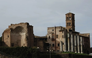 Italy. Rome. Church of St Frances of Rome (Santa Francesca R Italy. Rome. Church of St Frances of Rome (Santa Francesca R