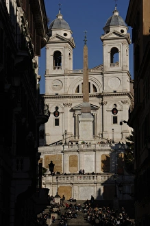Italy. Rome. Church of the Trinita dei Monti. 16th century Italy. Rome. Church of the Trinita dei Monti. 16th century