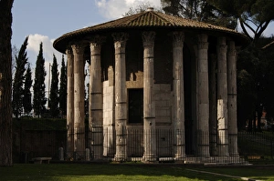 Italy. Rome. Temple of Hercules Victor. 2nd century BC. Exte Italy. Rome. Temple of Hercules Victor. 2nd century BC. Exte